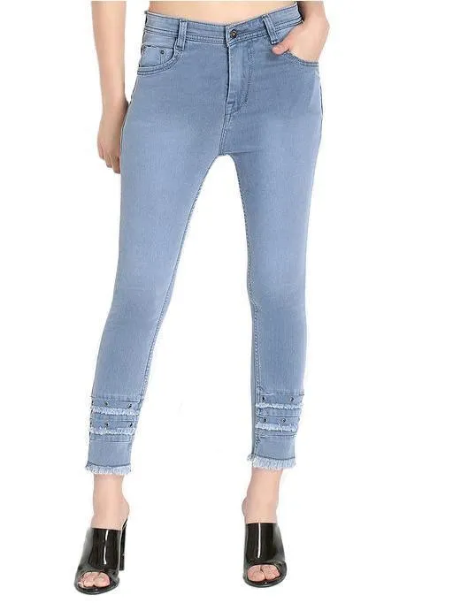 Designer Mart Women's Denim Skinny Blue Jeans