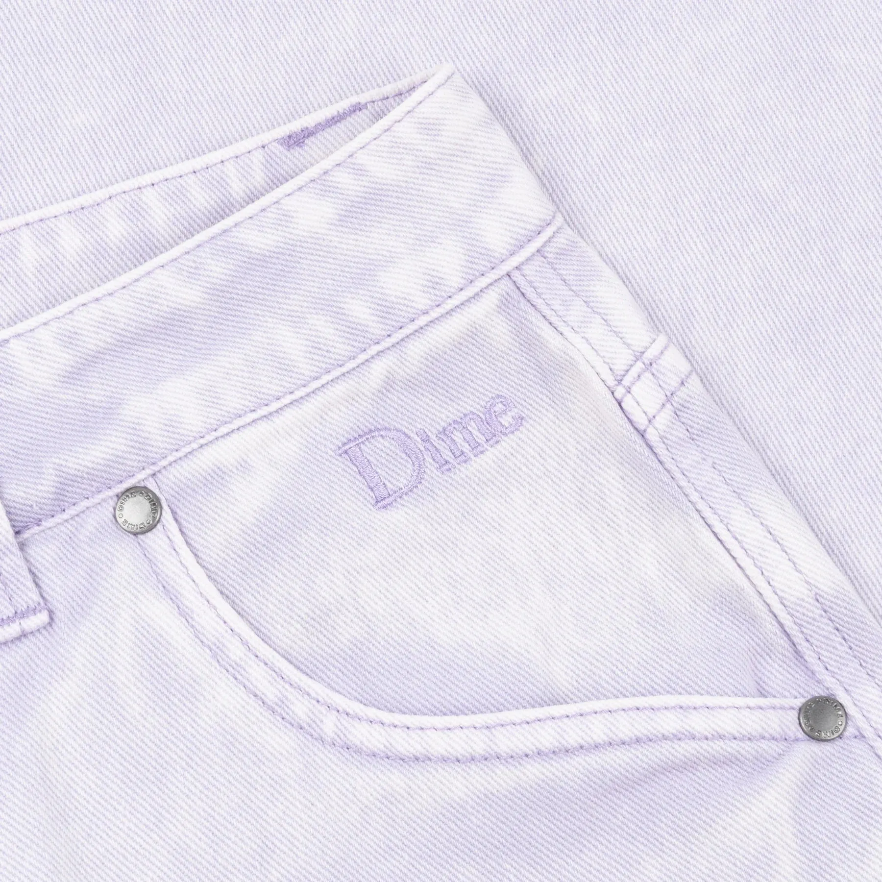 Dime MTL Classic Baggy Denim Pants - Stone Lilac