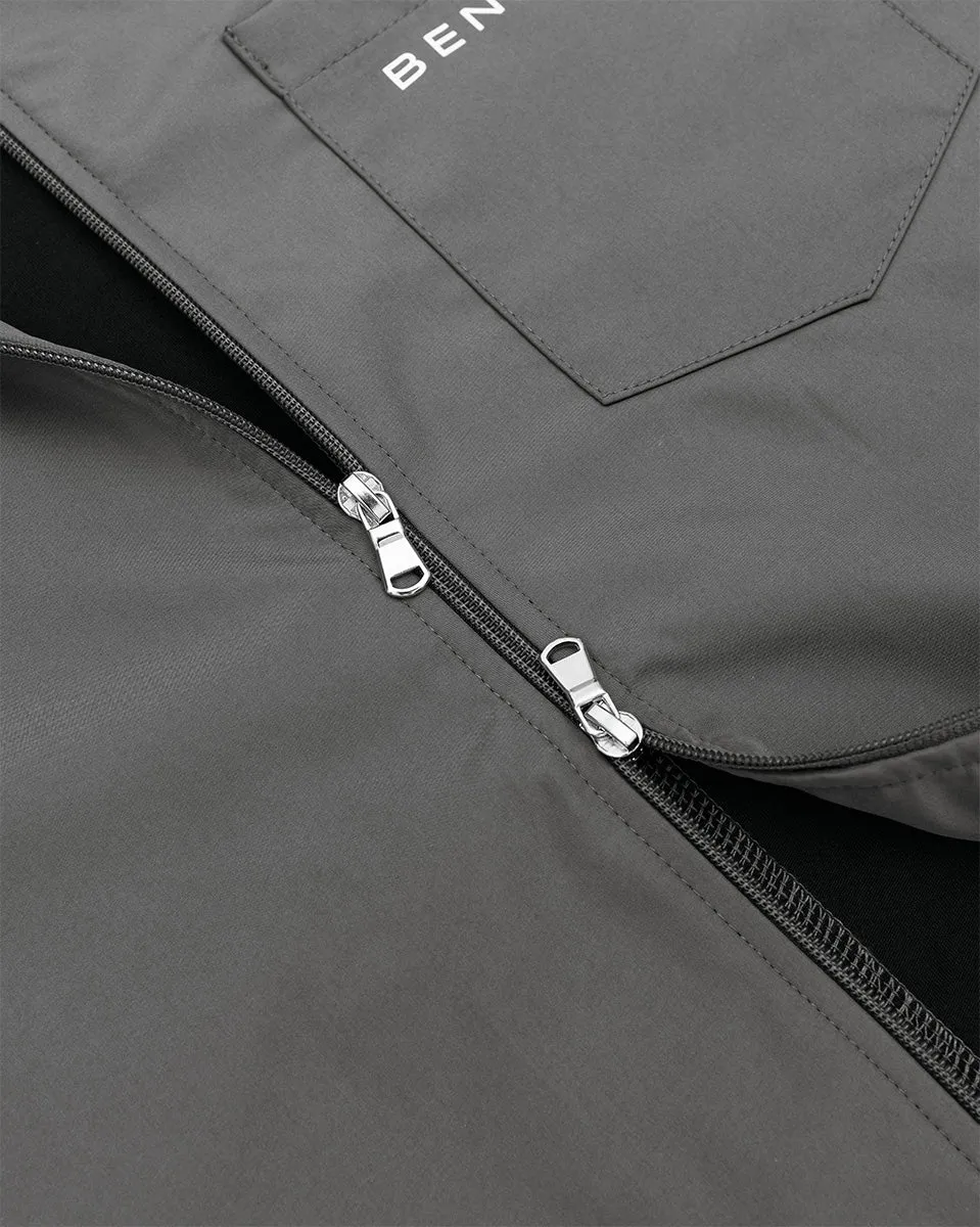 Double Zip Shirt - Storm Grey