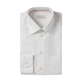 ETON Plain Twill Classis Shirt WHITE