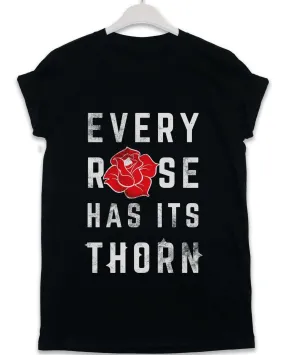 Every Rose Has Its Thorn Lyric Quote T-Shirt