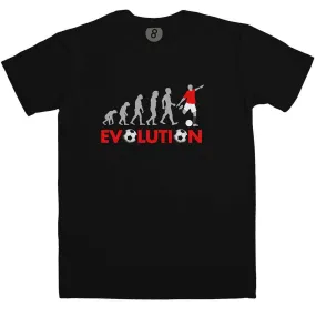 Evolution Of Football Manchester Red T-Shirt