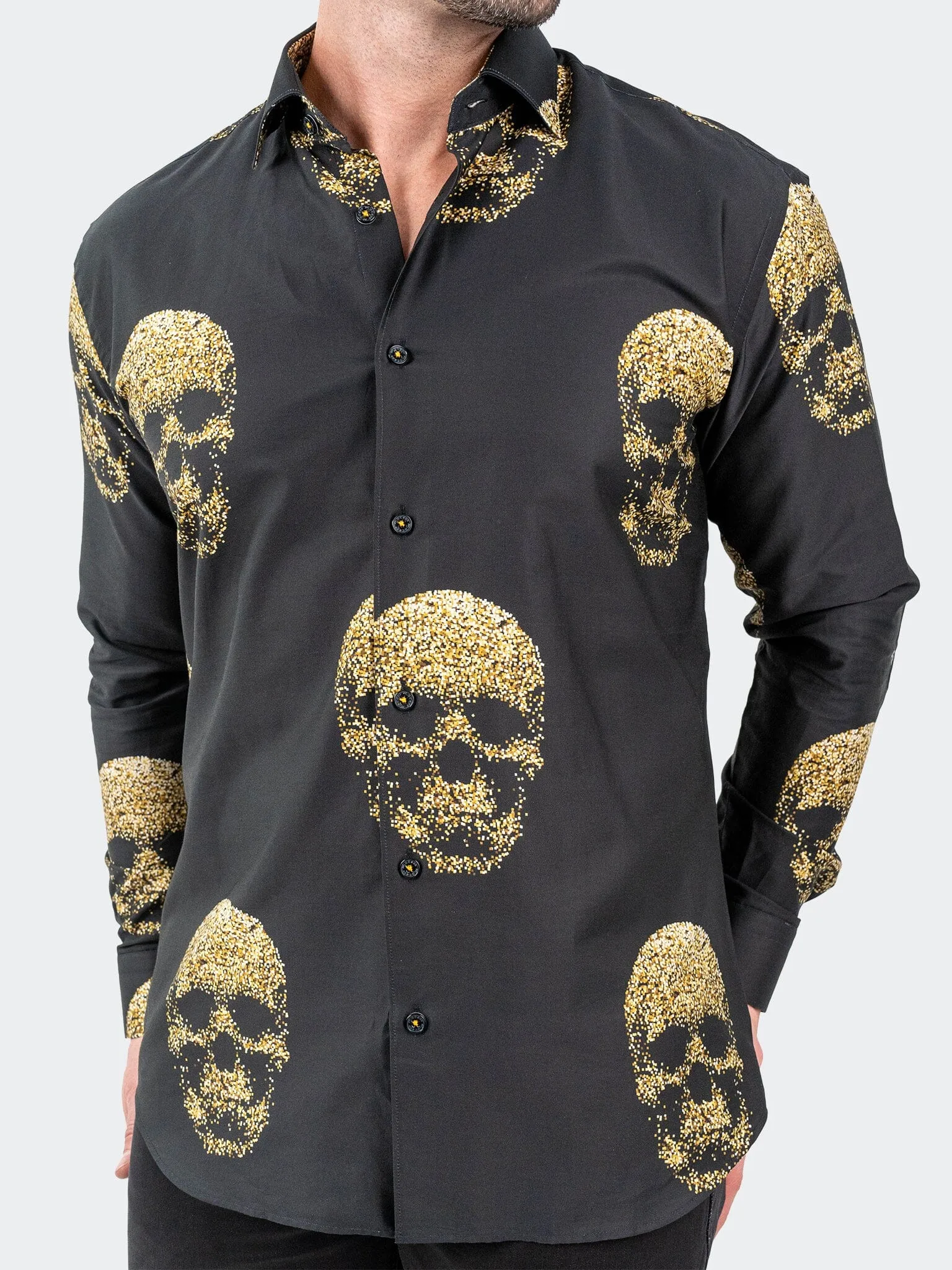 Fibonacci GoldenSkull Black