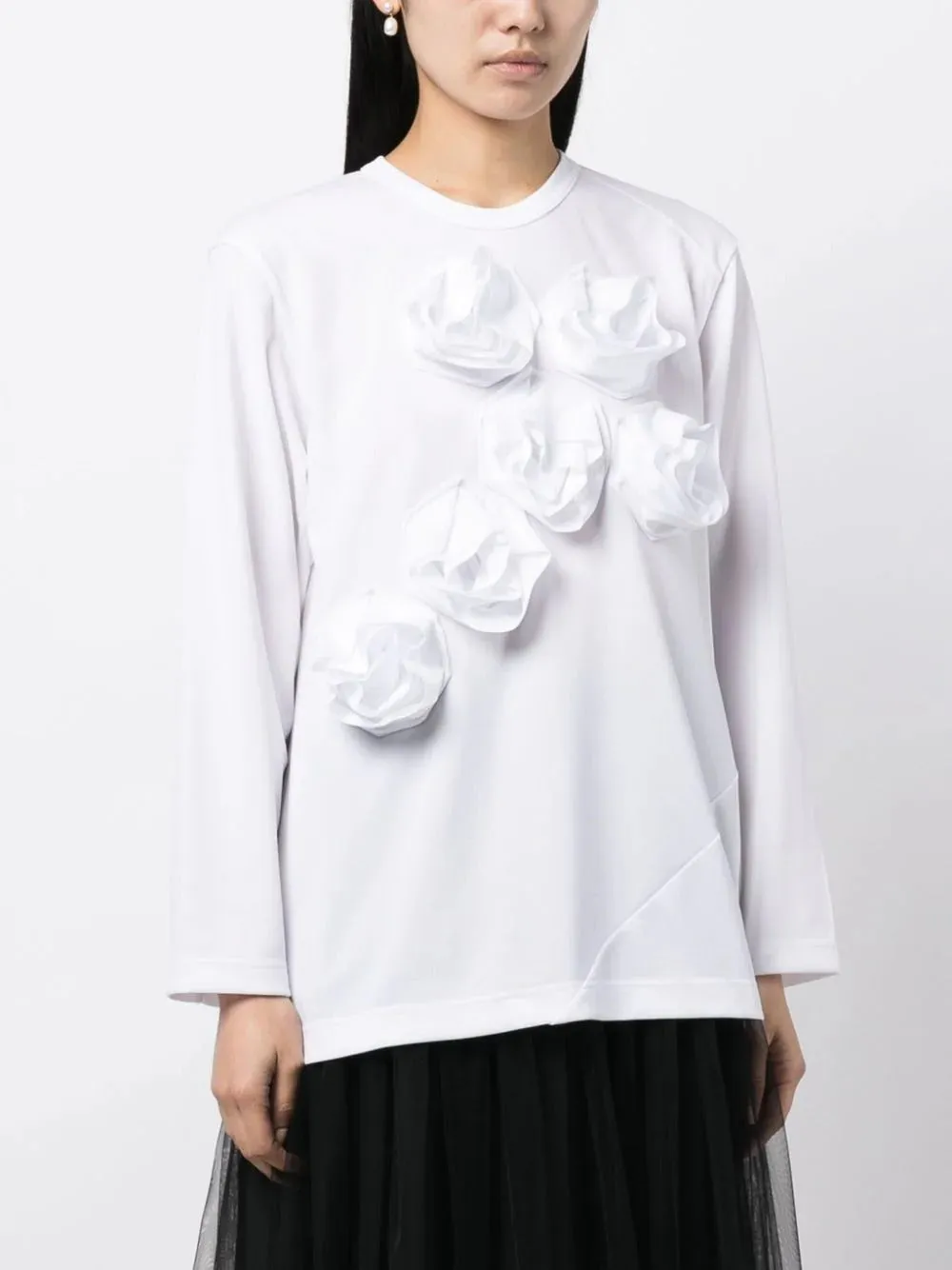 Floral Applique T-Shirt