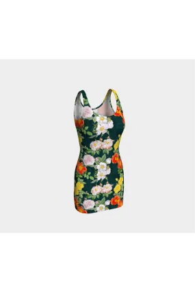 Floral Tattersall Bodycon Dress