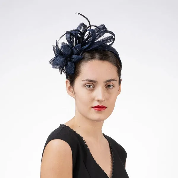 Flower Sinamay Fascinator