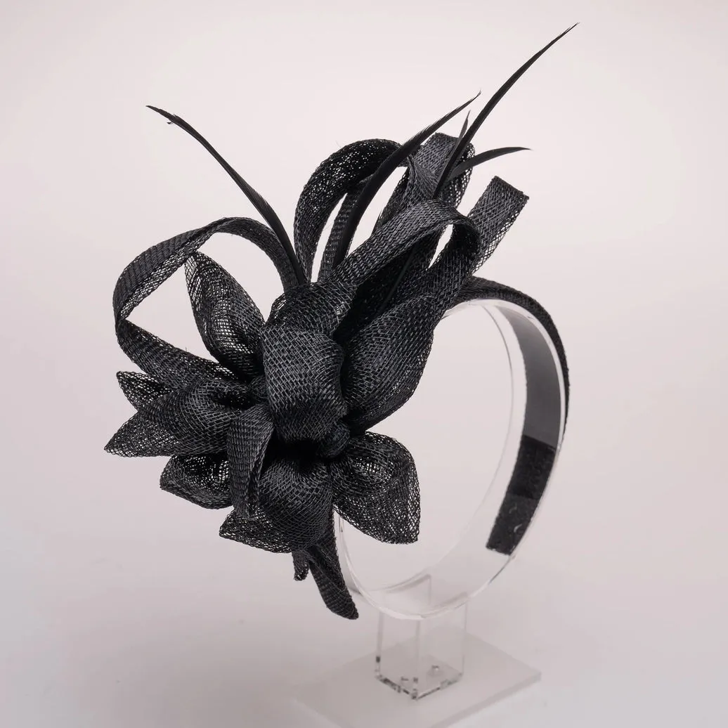 Flower Sinamay Fascinator