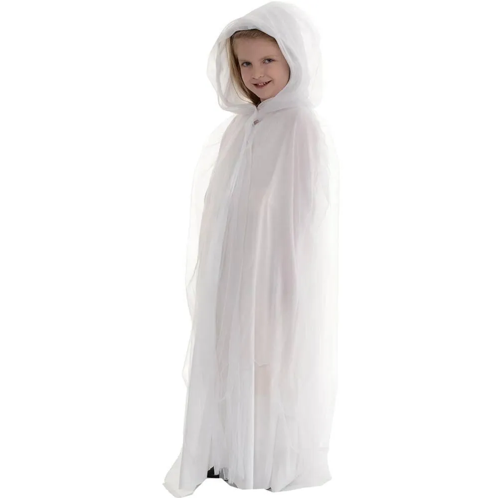 Ghost Child Costume Cape, White