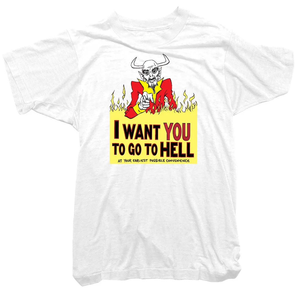 Go to Hell T-shirt - Punk Magazine Tee