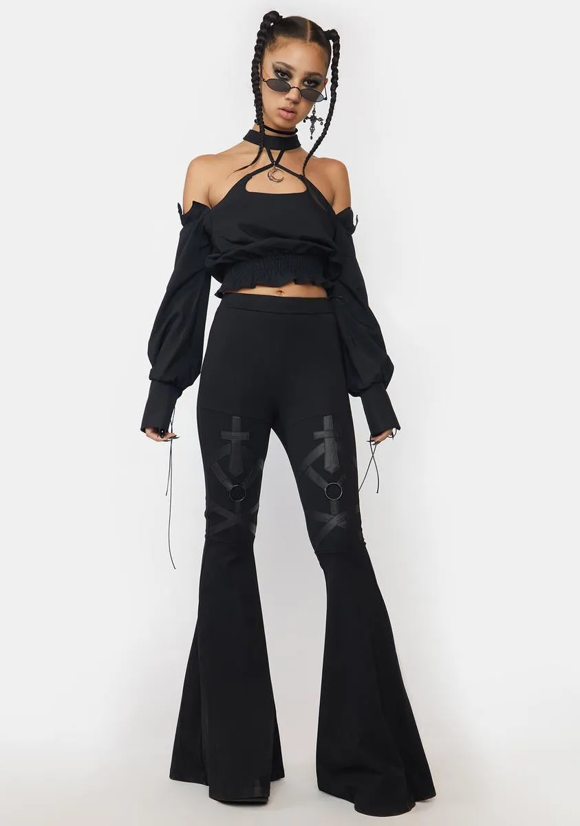 Gothic Flared Trousers