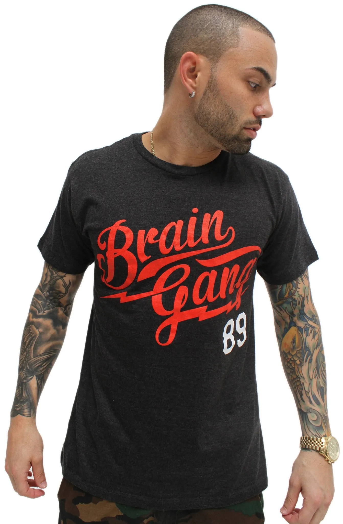 Grey Brain Gang MLB T Shirt