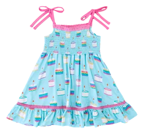 Harlow Smocked Birdie Dress