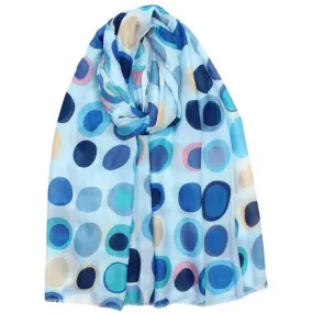 Holloway Spot Blue Scarf