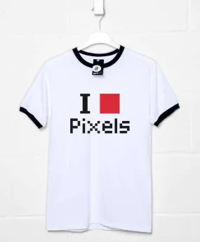 I Heart Pixels Funny T-Shirt