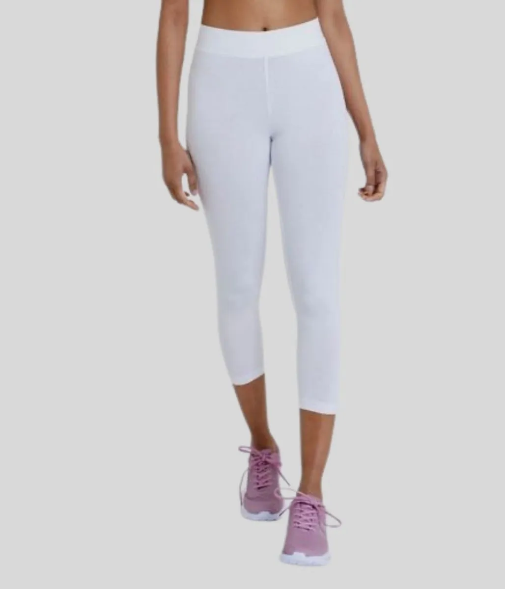 Ivory Cropped Legging