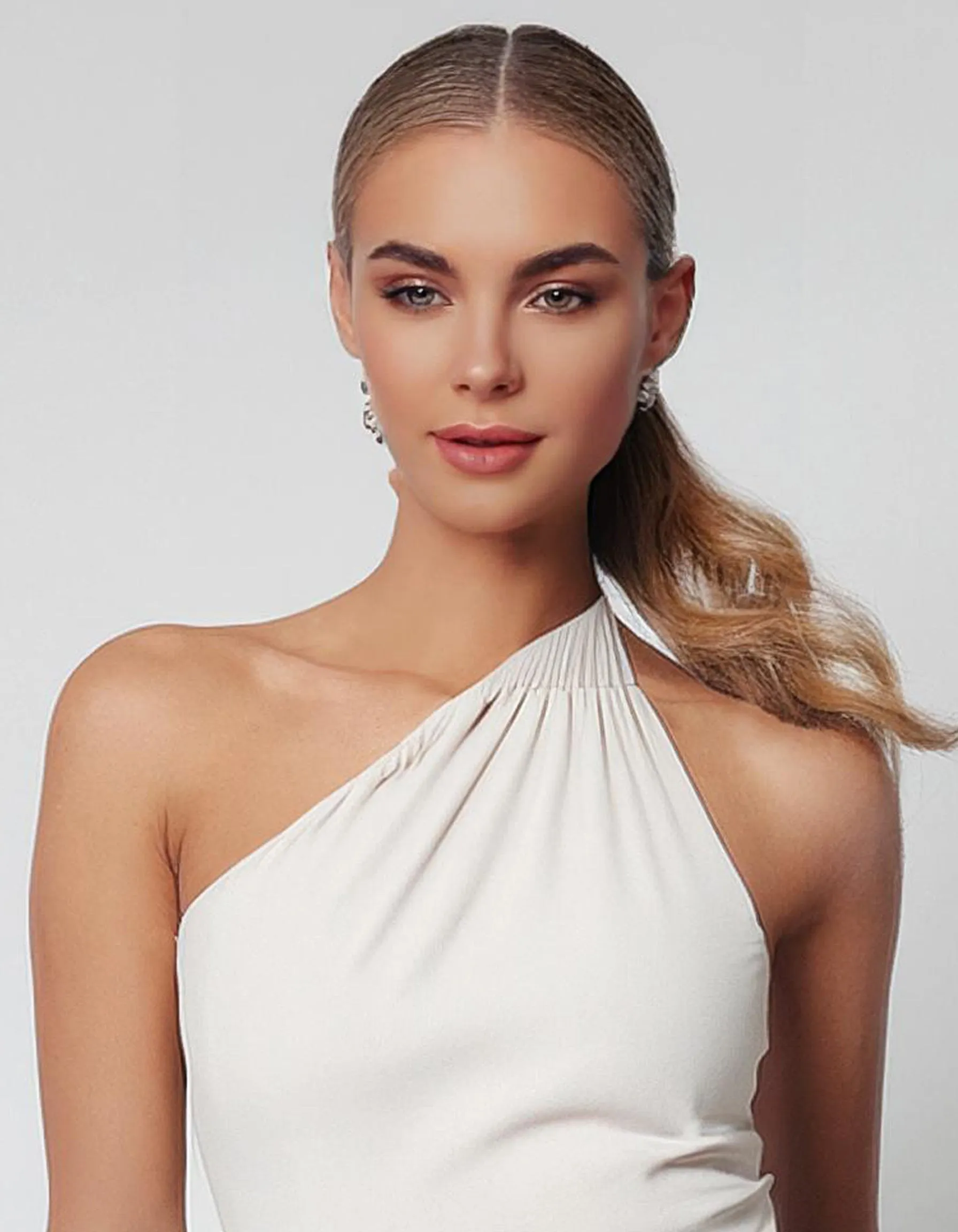 Ivory Elegance Bodycon Dress