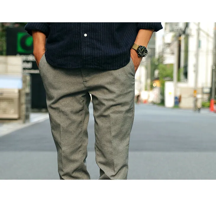 JAPAN BLUE JEANS / Officer Tapered Full Flanser Trousers