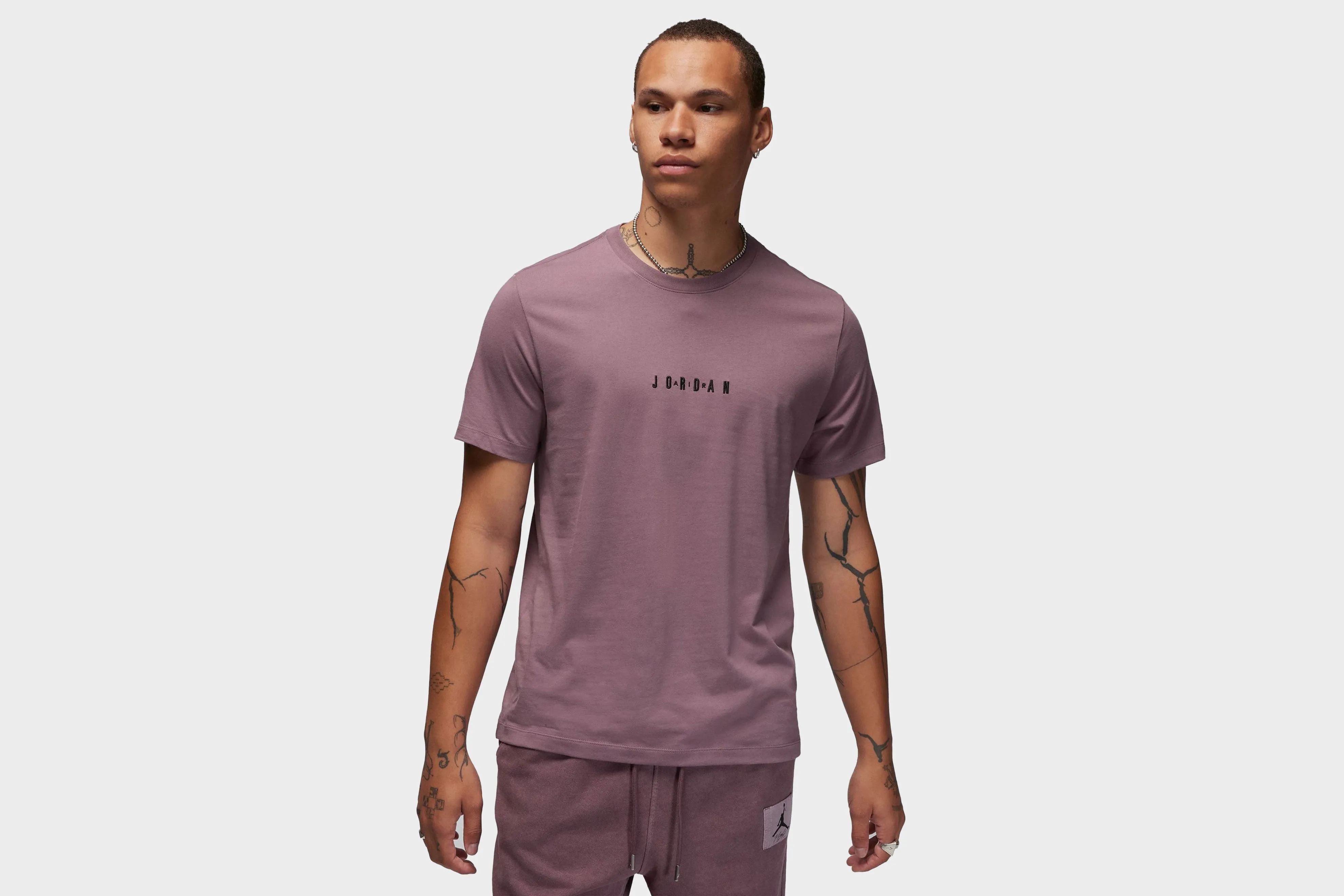 Jordan Air Shortsleeve T-Shirt (Sky J Mauve/Black/Black)