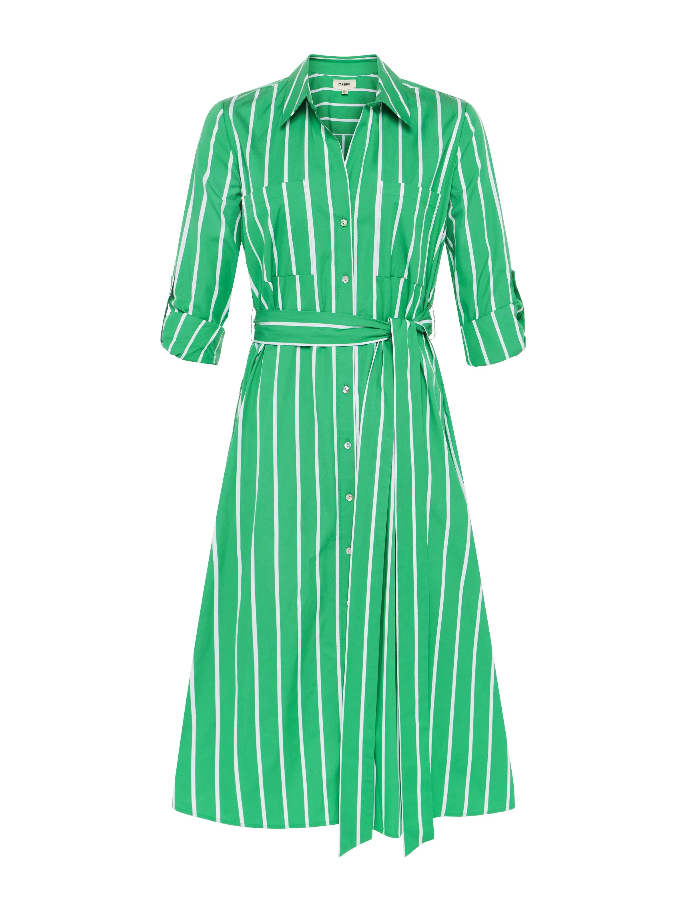 Jubliee Striped Shirt Dress