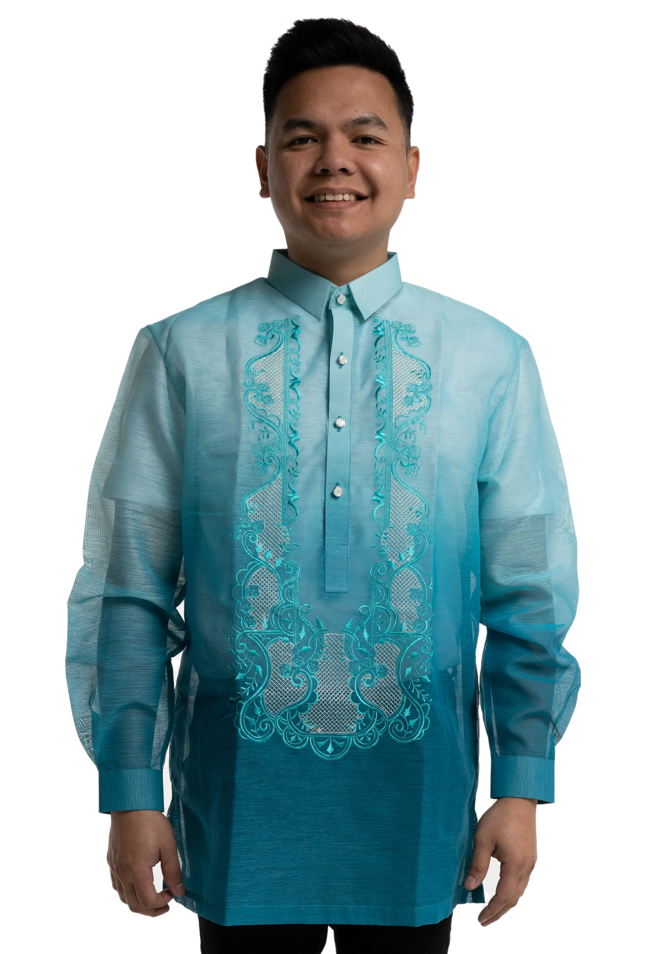 Jusilyn Aqua Blue Barong Tagalog - CJ - MR637