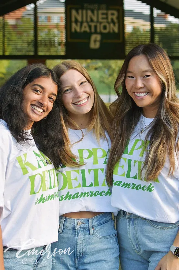 Kappa Delta Philanthropy Shamrock Monochromatic Tee