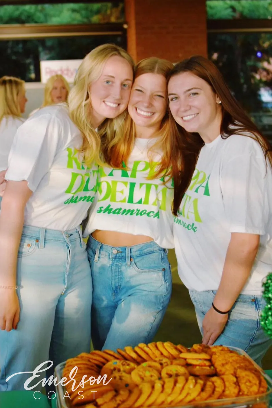 Kappa Delta Philanthropy Shamrock Monochromatic Tee