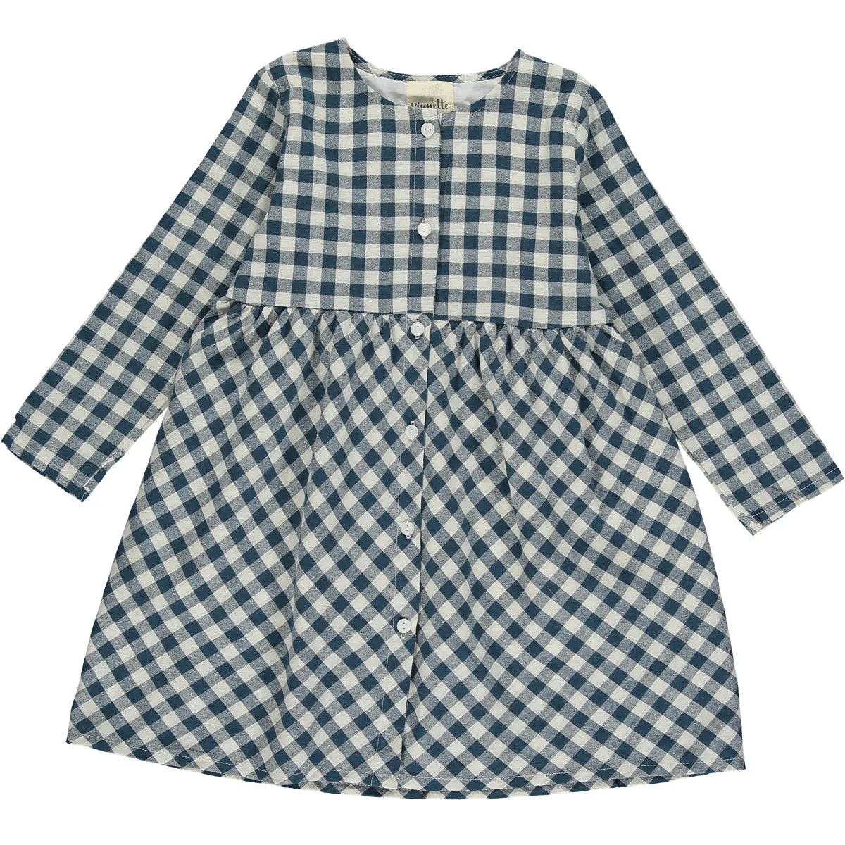 Kit Navy Plaid Girls Dress - Select Size