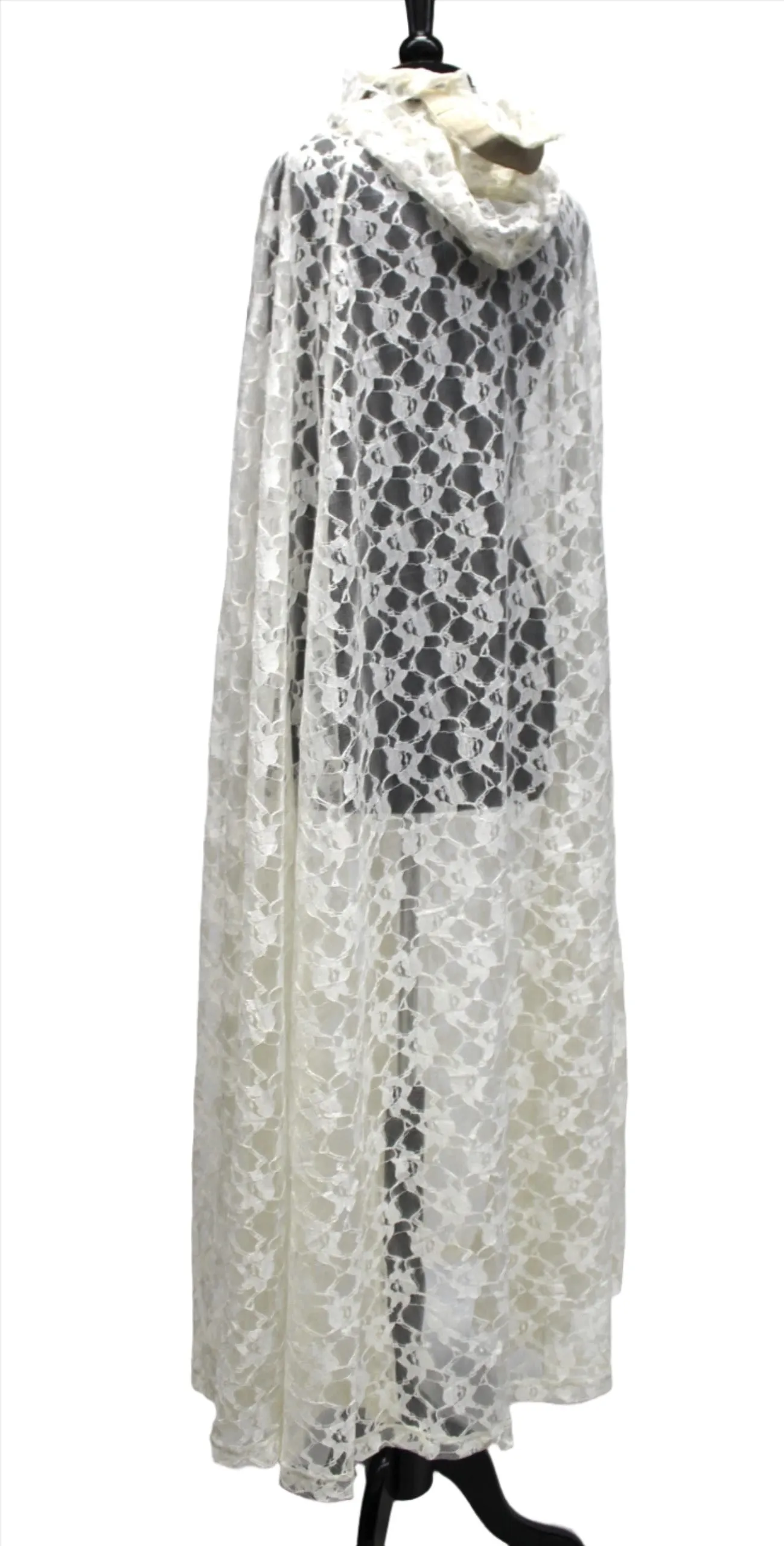 LACE CAPE - IVORY LACE