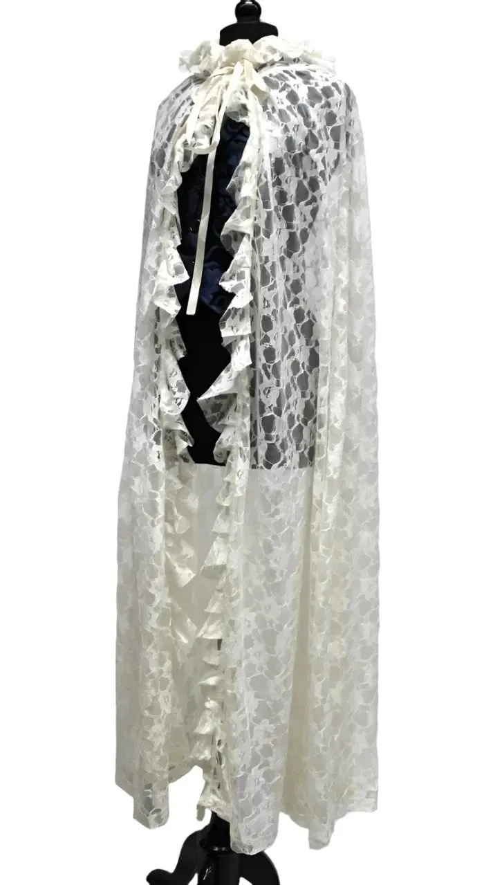 LACE CAPE - IVORY LACE