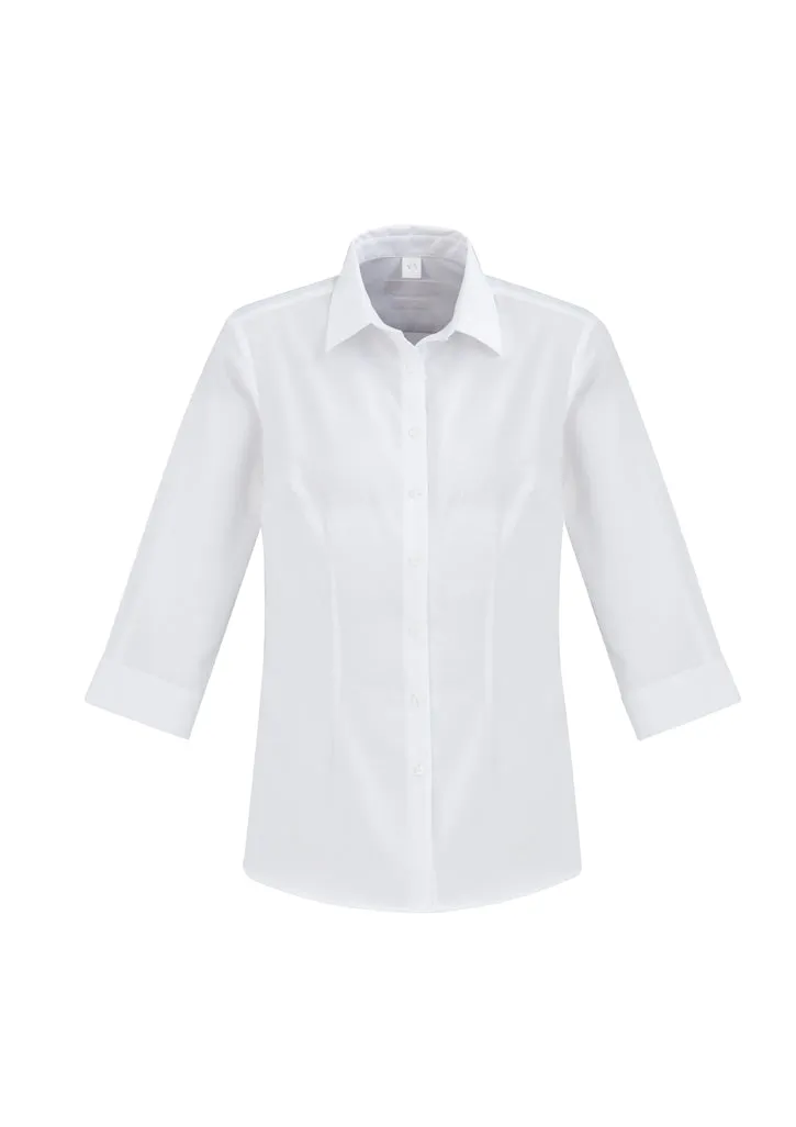 Ladies Regent 100% Cotton 3/4 Sleeve Shirt