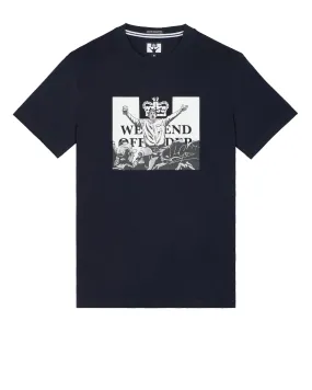 Leo Gregory Mono Graphic T-Shirt Navy