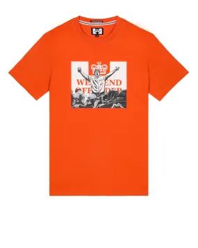 Leo Gregory Mono Graphic T-Shirt Pure Orange