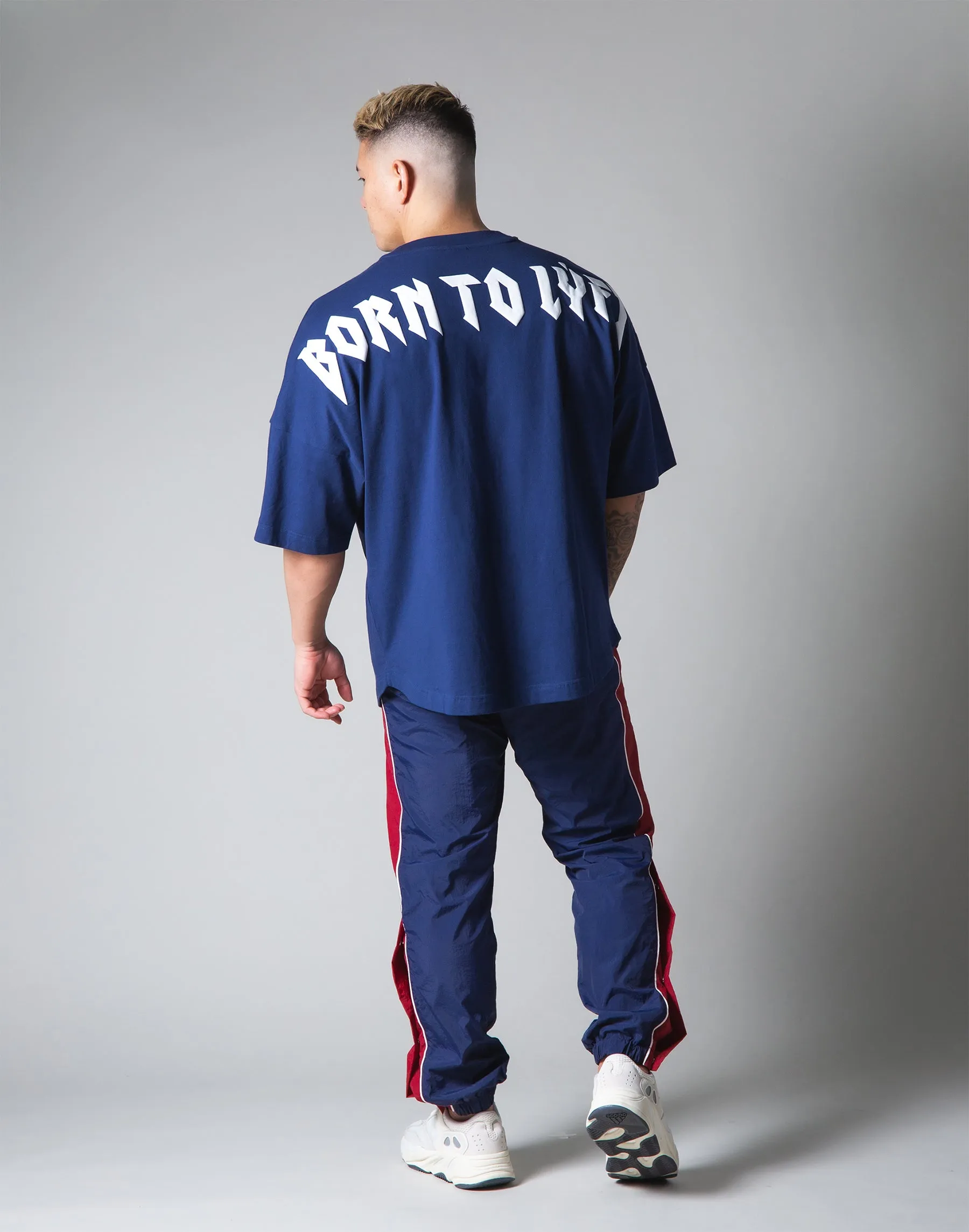 London Punk Big T-Shirt "Wide Shoulder" - Navy