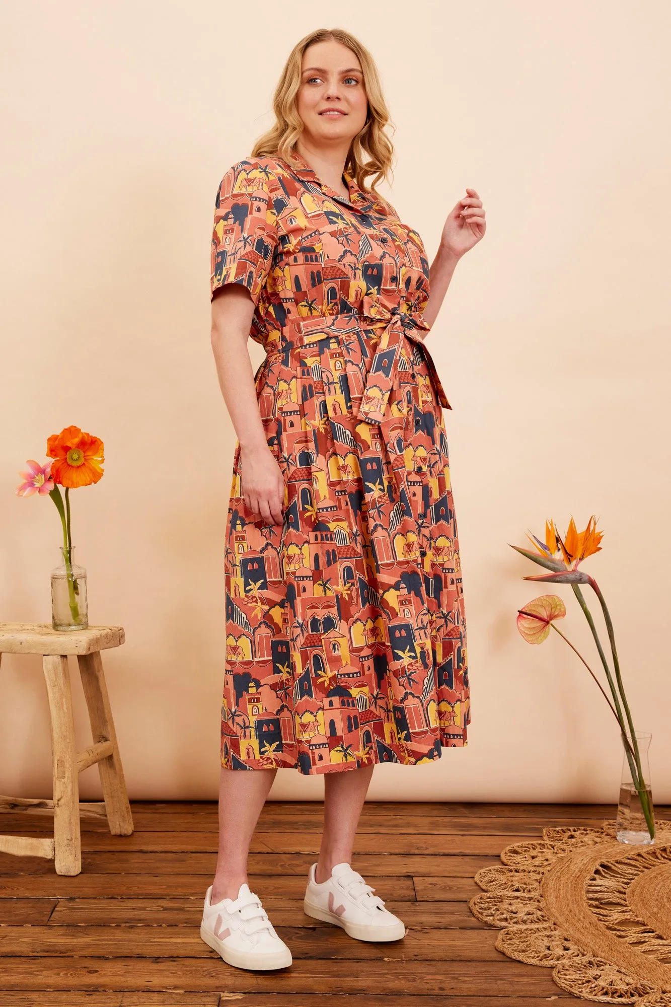 May Amber City Dress