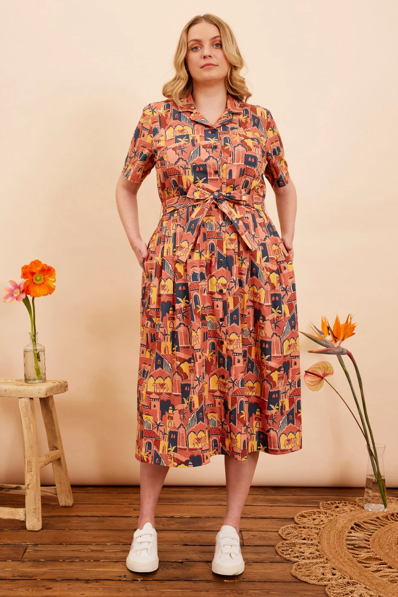 May Amber City Dress