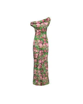 MELON MAXI DRESS AURORA FLORAL