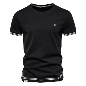 Men's Business Crew Neck Short-Sleeve T-Shirt-TS185