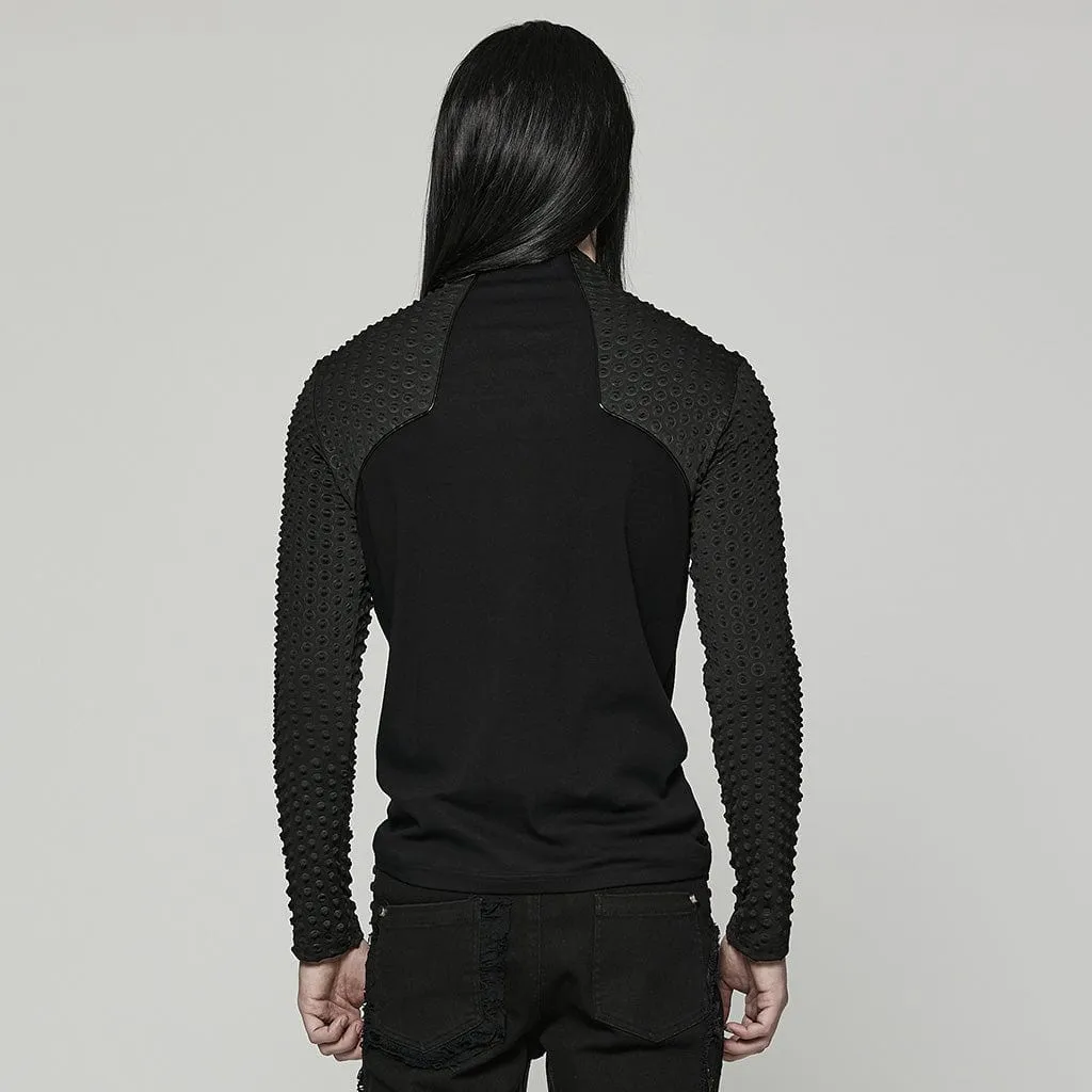 Men's Gothic Bubble Zipper Shirt