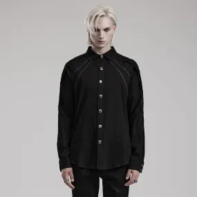 Men's Gothic Distressed Shirt