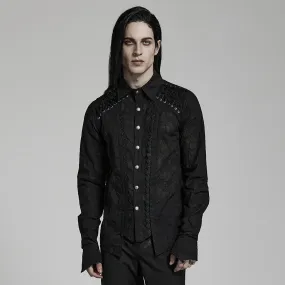 Men's Gothic Lace Shirt