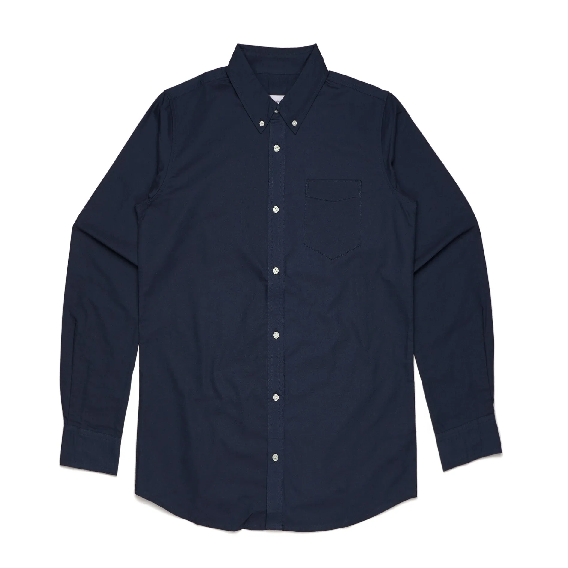 Mens Oxford Long Sleeve Shirt - AS Colour