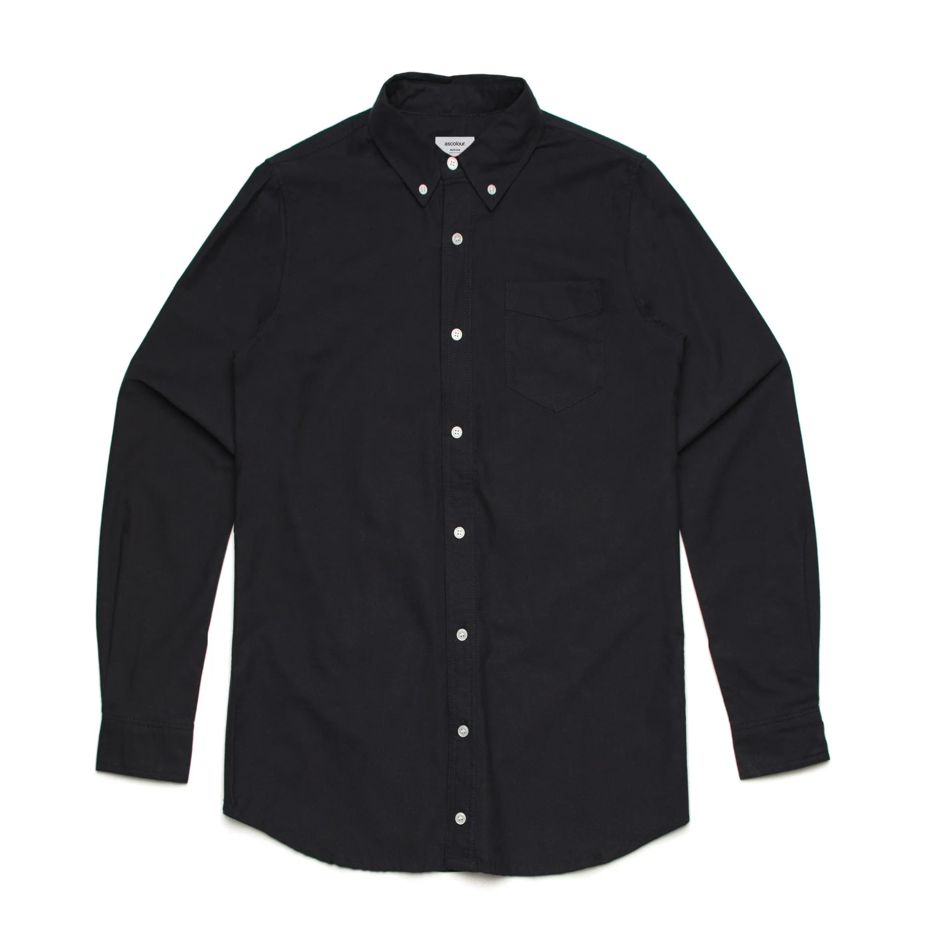 Mens Oxford Long Sleeve Shirt - AS Colour