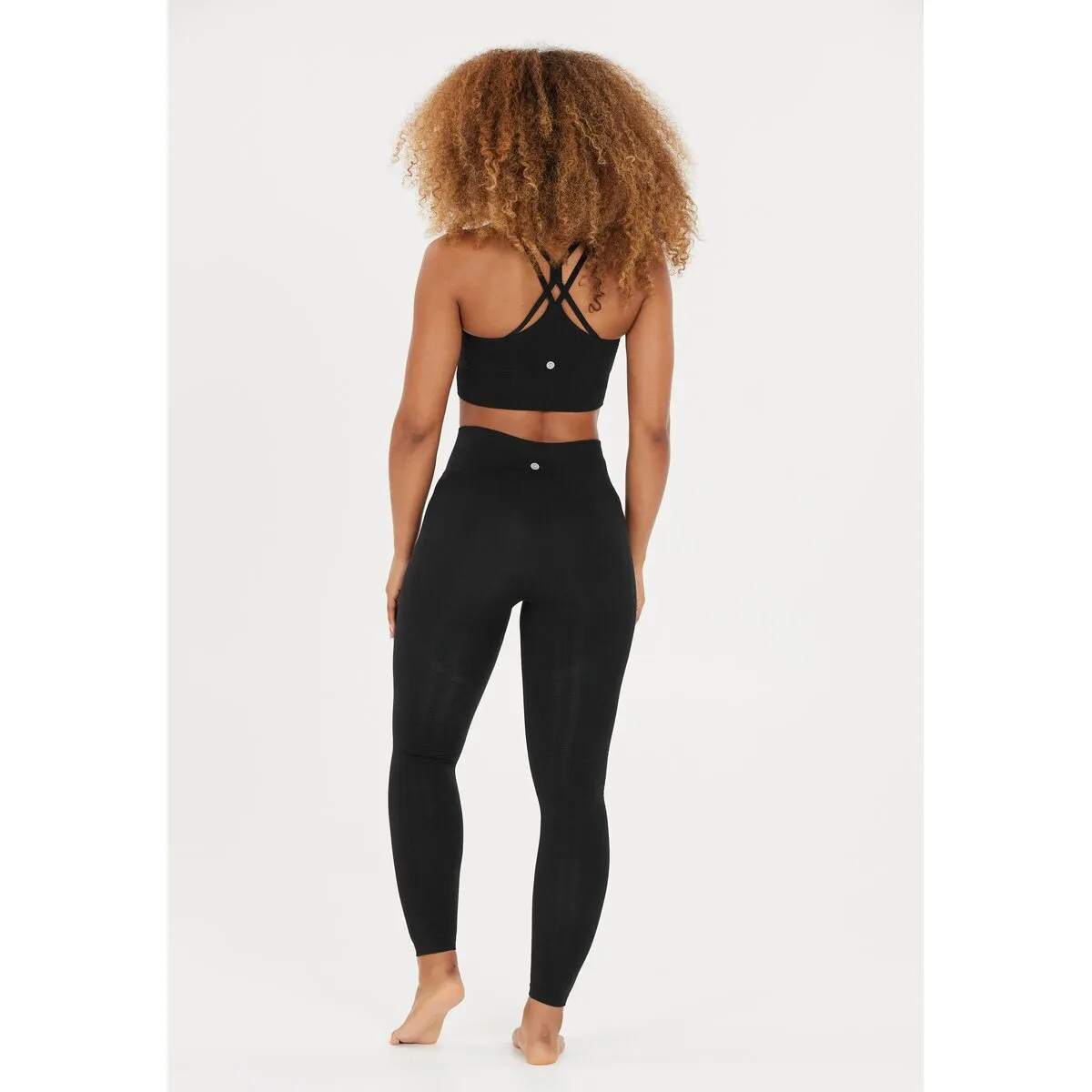 Nagar Womenswear Seamless  Leggings - Black