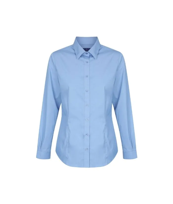 Nicholson Premium Poplin, Womens Long Sleeve Shirt