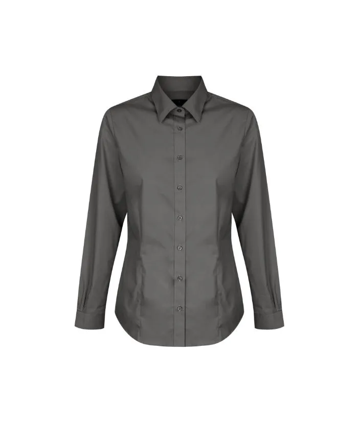 Nicholson Premium Poplin, Womens Long Sleeve Shirt