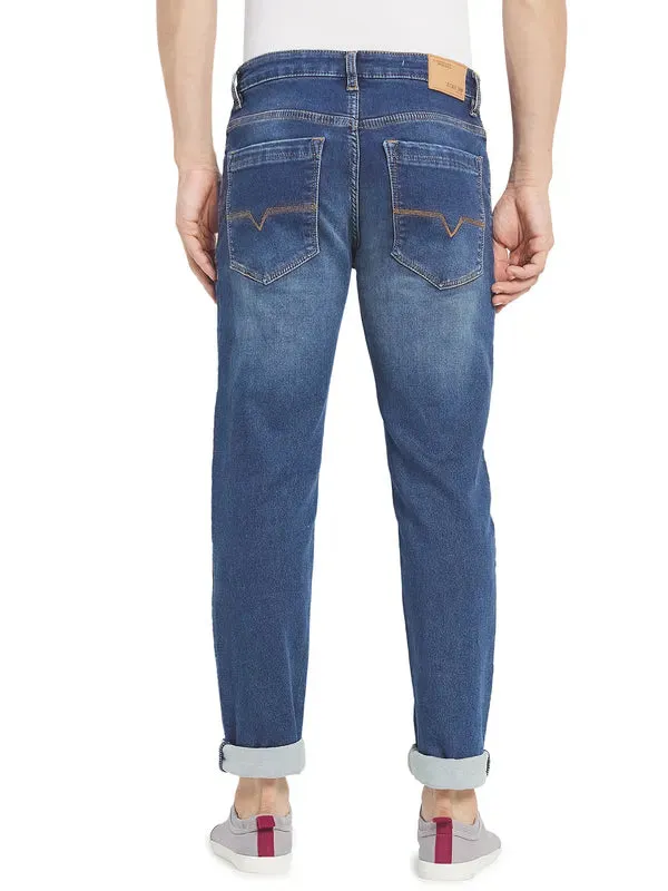 Octave Men Blue Light Fade Regular Fit Mid-Rise Jeans