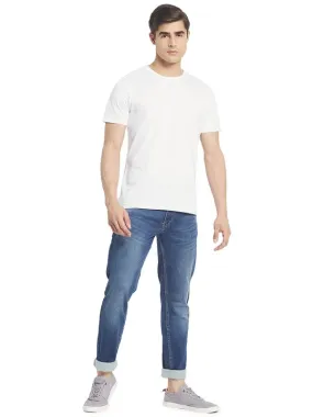 Octave Men Blue Light Fade Regular Fit Mid-Rise Jeans