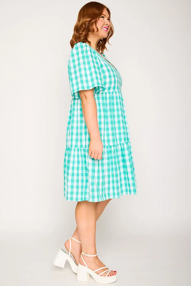 Rachelle Jade Gingham Dress