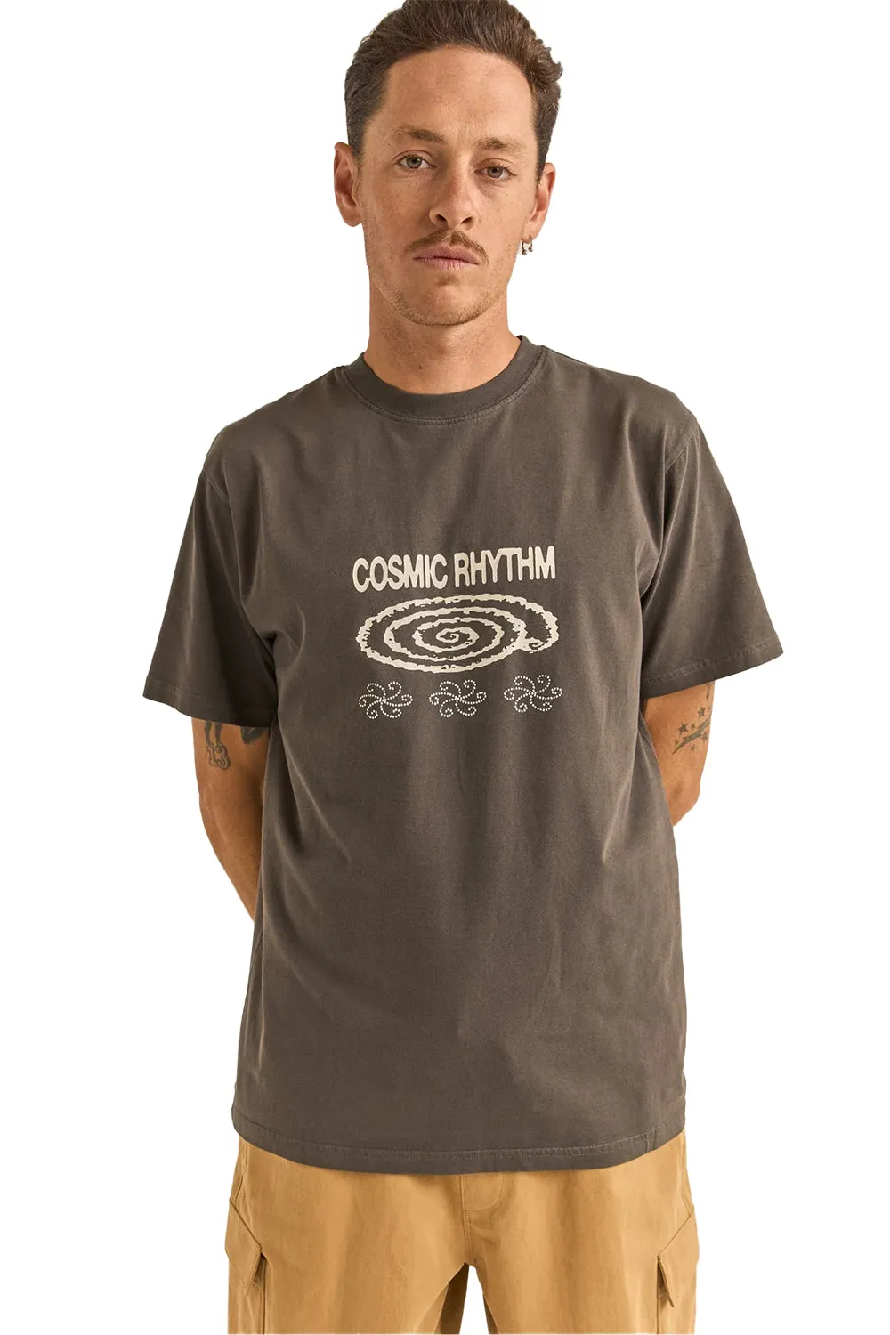 Rhythm Mens Swirl Vintage T-Shirt