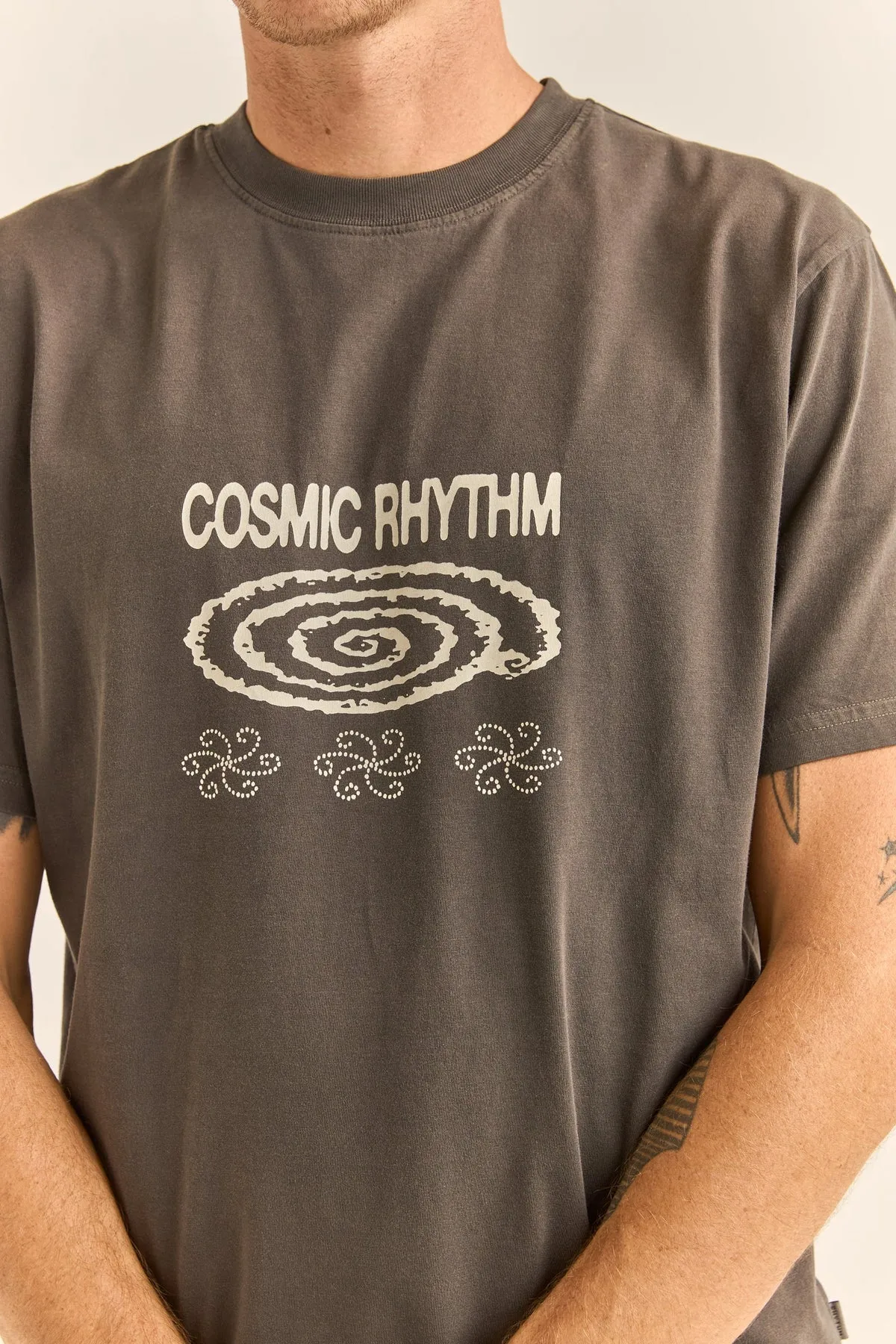 Rhythm Mens Swirl Vintage T-Shirt